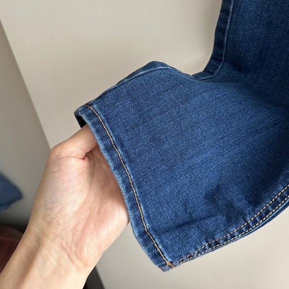 Hollister Women's Blue Distressed Straight Leg Jeans 5S (Short), W7 L30 - Picture 9 of 16